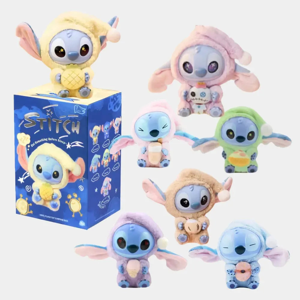 Labubu Stitch - Sleep Series Vinyl Blind Box - Miniso - Single Box